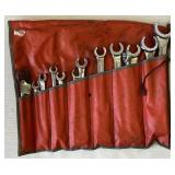 Snap On Open End Wrench Set 13inx18in (attached