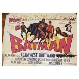 Vintage 1966 Batman Movie Poster 37inx27.5in