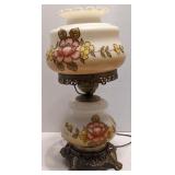 Floral Hurricane Lamp 24"