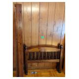 Wood Bed Frame 36"x43"