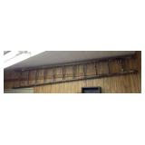Wood Ladder 11ft 10in (back garage)