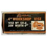 Buffalo 4in Workshop Vise 10inx5inx5in (attached