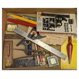 Flat of Tools - Pocket Square, Plumb Bob, &