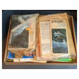 Flat of Fishing/Boating Ephemera