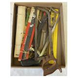 Assorted Handsaws and Blades 12inx16in (attached