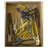 Assorted Pliers 12inx16in (attached garage)