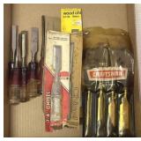 Assorted Chisels 12inx16in (attached garage)