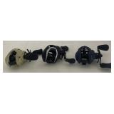 (ZZ) Lot Of Fishing Reels: Tan Roxani, Black