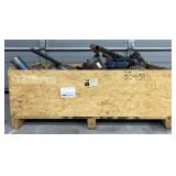 (J) Fuel Pumps Parts Inside Of A Wooden Box,