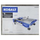 (Q) Kobalt 7 Inch Wet Tabletop Tile Saw, 24 Inch