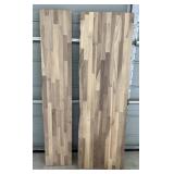 (TT) 2 Unsealed Cutting Boards, 60In L X 19In D X