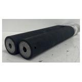 (ZZ) Rubber Coated Rollers. 18 Inches Long With