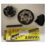 (ZZ) Lot Of Screws, Chains & Motorcycle