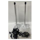 (ZZ) Metal Stand w/ Fillable Water Base & Straps