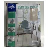 (R) Medline Bedside Toilet, Supports Up To