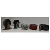 (L) Caster Wheels Some With Brackets Plus
