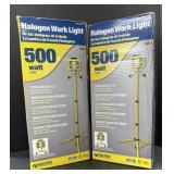 (L) VOLTEC 72in. Halogen Work Light, 500 Watt.