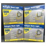 (L) VOLTEC Halogen Work Light, 500 Watt. Appear