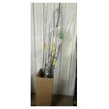 (ZZ) Box Of Bass Pro Fishing Poles. No Reels
