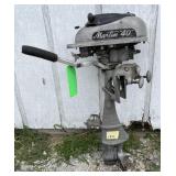 (Q) Martin "40" , 4.5hp Outboard Boat Motor