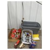 (Q) Assorted Electron Tube, Hardware, Oil Filter