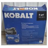 (Q) Kobalt 8 Gal Portable Oil-Free Air Compressor