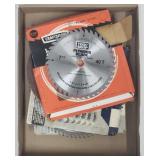 (Q) CRAFTSMAN AND BLACK AND DECKER SAW BLADES,