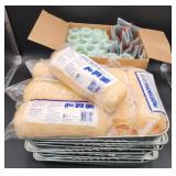 (L) Paint Roller Covers, Brushes and Trays
