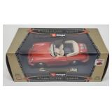 1/24 Die-Cast 1961 Porsche 356B Cabriolet Car