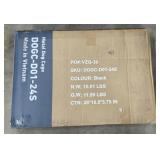 (ZZ) Black Metal Dog Cage 26 x 18.5 x 3.75 IN