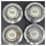 (Q) 1950s PONTIAC HUBCAP SET