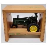1/16 Ertl John Deere Model A Tractor With Man In