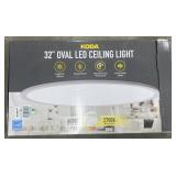 (ZZ) 32 Inch Oval LED Ceiling Light.
