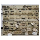 (Q) METAL DRAWER STOREAGE CABINETS 34 IN. W X