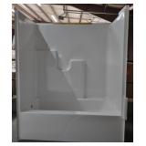 (WE) Bathtub with Left Drain and Faucet