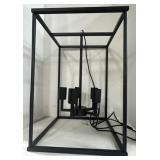 (ZZ) Black Stainless Steel Light Fixture