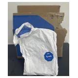 (ZZ) DUPONT Coveralls: XL, Tyvekï¿½ 400 D, Elastic