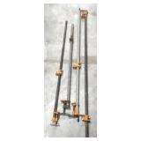 (O) Steel Bar Clamps, Longest 5