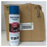 (ZZ) Rust-Oleum Spray Paint,Blue Precision Line