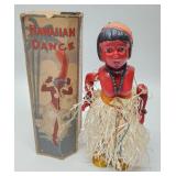 Vintage Japan Windup Celluloid Hawain Dancer In