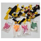 Vintage Lego Figures, Blocks, & Matchbox Pocket