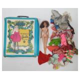 Vintage Mattel Barbie Doll Case With Doll &
