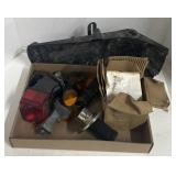 (K) Assorted Motorcycle Lights And Reflectors.