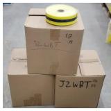 (L) Yellow/Black Nylon Lawn Chair Webbing