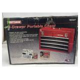 (L) Craftsman 4 Drawer Portable Tool Chest,