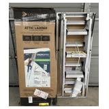 (TT) Louisville Aluminum Attic Ladder With New