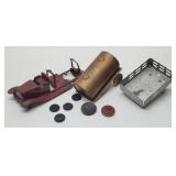 Vintage Wyandotte/ Marx Fire Truck, Marx Stake