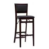 (R) Linon Keira Merlot Folding Barstool with