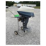 (Q) Evinrude Sportwin Outboard Boat Motor 9.5hp