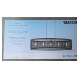 (WE) Kichler 5-Light Oval Pendant,  Brushed Nickel